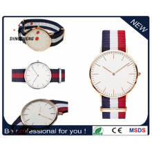 2015 Factory Billig Herren Geschenk Uhr mit Nylon Strap (DC-1013)